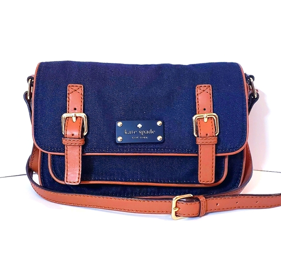 kate spade Handbags - kate spade Dark Blue Denim Crossbody